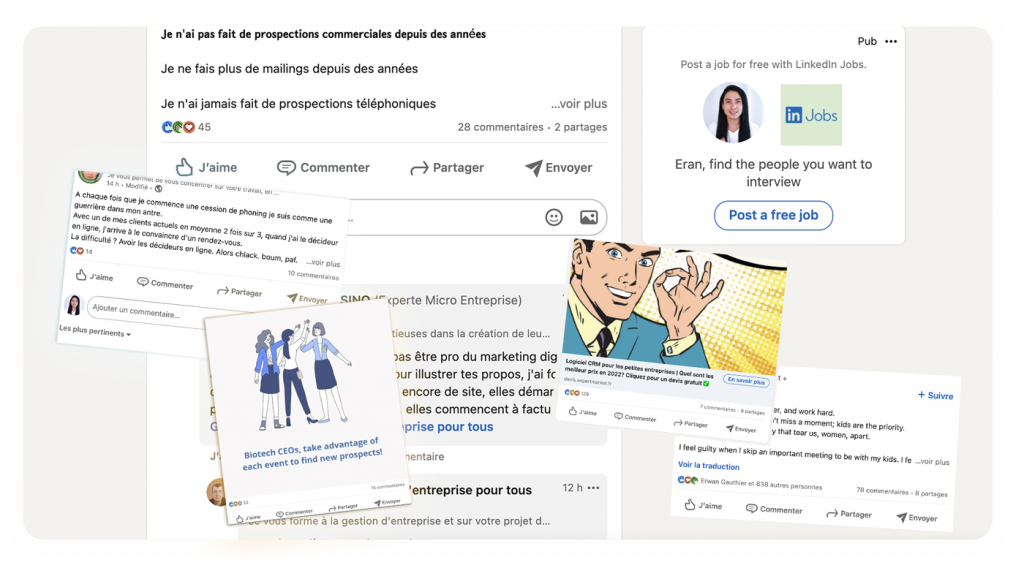 prospection B2B sur linkedin