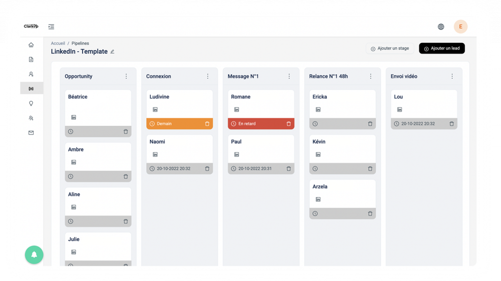 Template de pipeline B2B